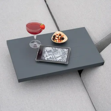 Dani Fabric Aluminium Double Sun Lounger
