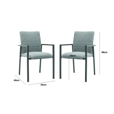 Ibiza Pair of Dining Chairs