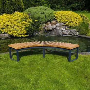 Mandalay Curved Backless Bench | FSC® Certified - 43