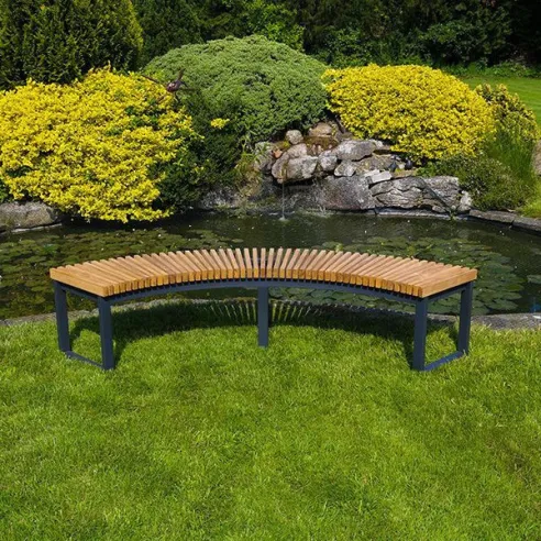 Mandalay Curved Backless Bench | FSC® Certified - 43 Mandalay Curved Backless Bench | FSC® Certified - 43