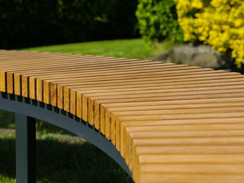 Mandalay Curved Backless Bench