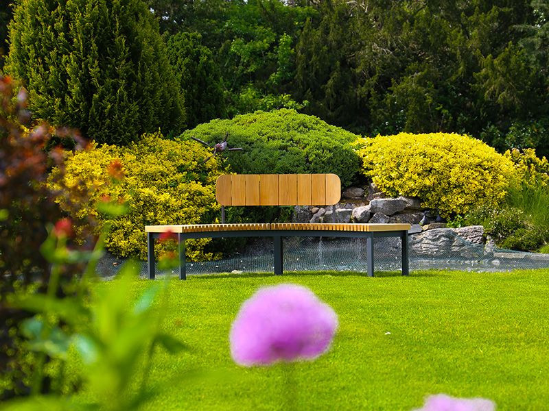 Mandalay Curved Backless Bench