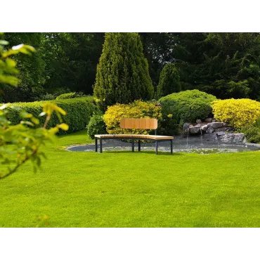 Mandalay Curved Backless Bench | FSC® Certified  - 12