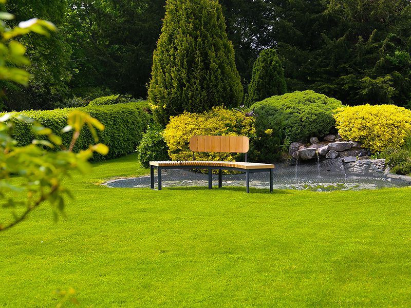 Mandalay Curved Backless Bench