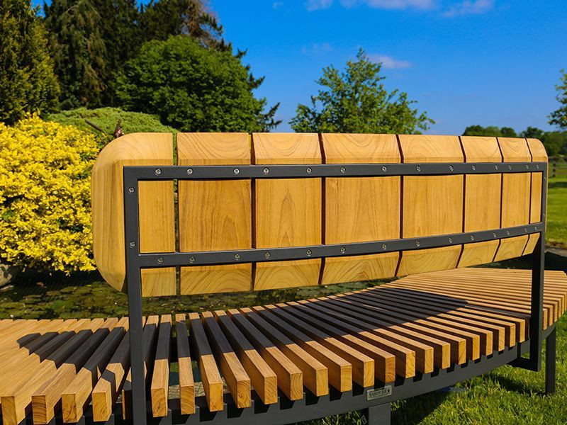 Mandalay Curved Backless Bench