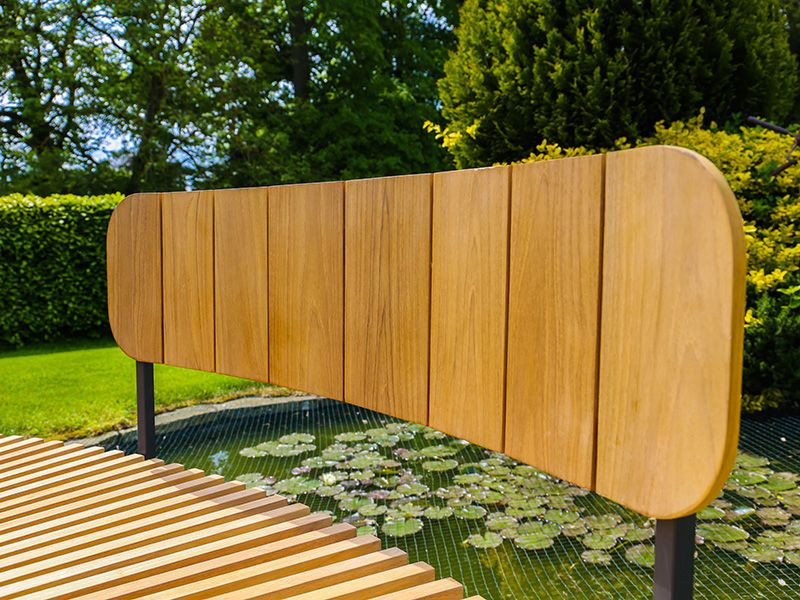 Mandalay Curved Backless Bench