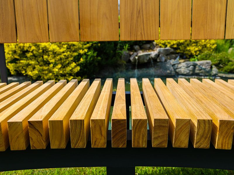 Mandalay Curved Backless Bench