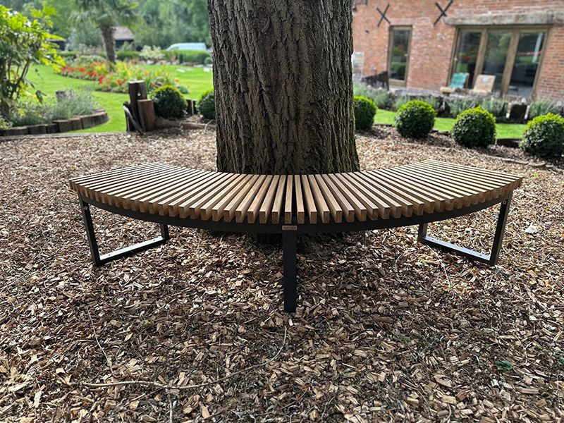 Mandalay Curved Backless Bench