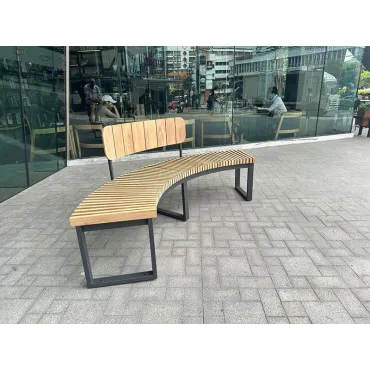 Mandalay Curved Backless Bench | FSC® Certified  - 32