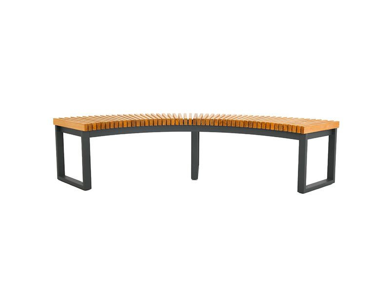 Mandalay Curved Backless Bench