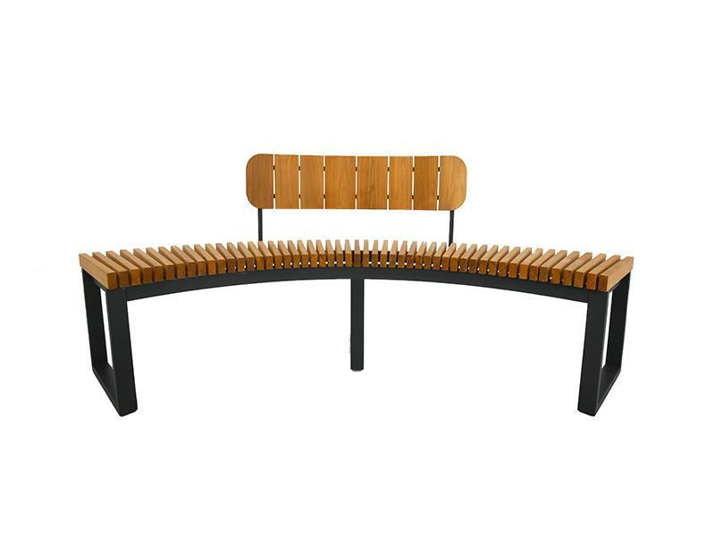 Mandalay Curved Backless Bench