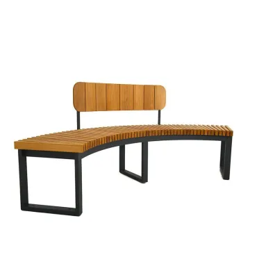 Mandalay Curved Backless Bench | FSC® Certified  - 40