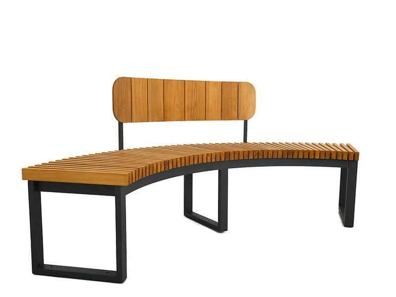 Mandalay Curved Backless Bench