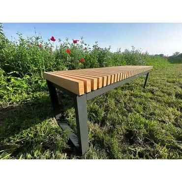 Mandalay Straight Backless Bench | FSC® Certified  - 3