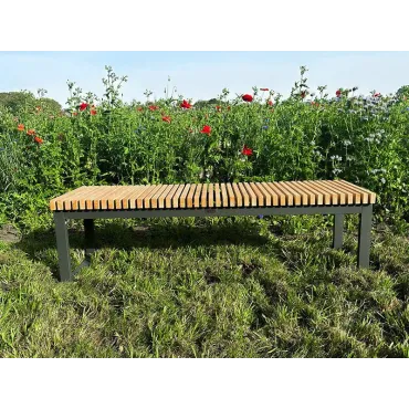 Mandalay Straight Backless Bench | FSC® Certified  - 5