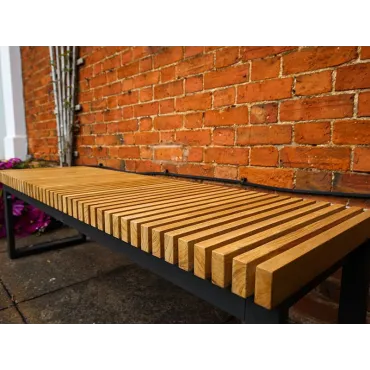 Mandalay Straight Backless Bench | FSC® Certified  - 8