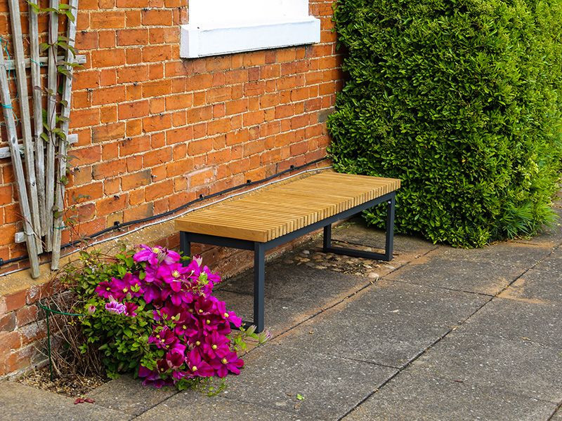 Mandalay Straight Backless Bench