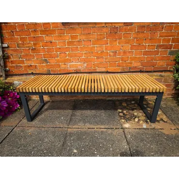 Mandalay Straight Backless Bench | FSC® Certified  - 11