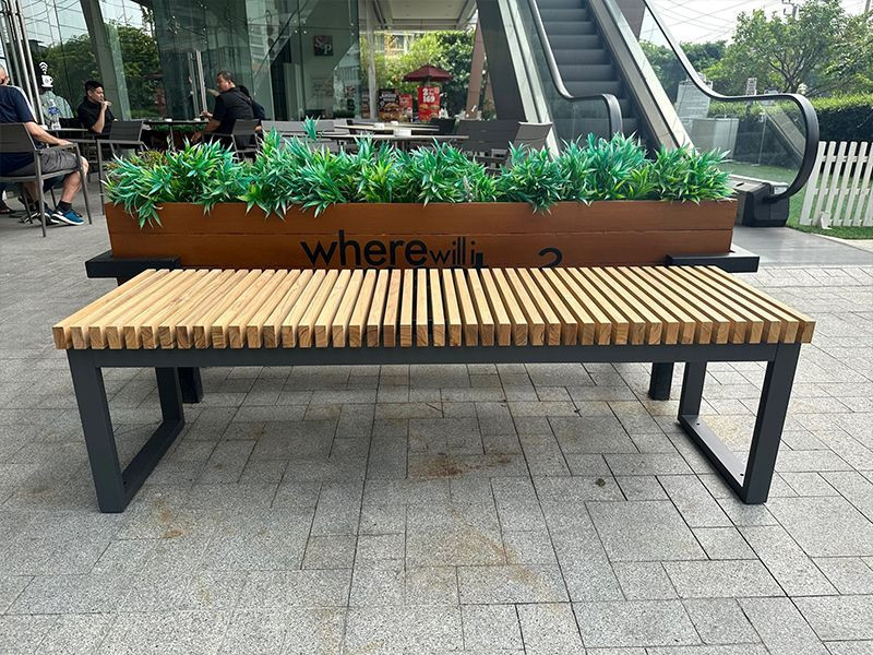 Mandalay Straight Backless Bench