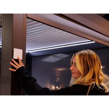 Eclipse 3 X 2.5m LED Motorised Pergola