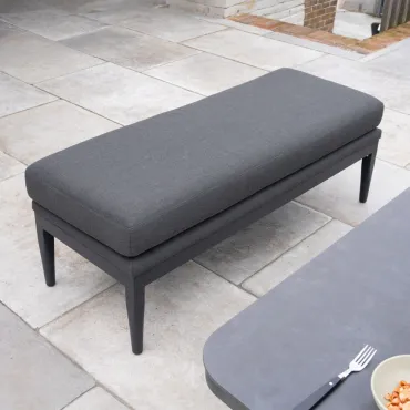 Duke Corner Fabric Aluminium Dining