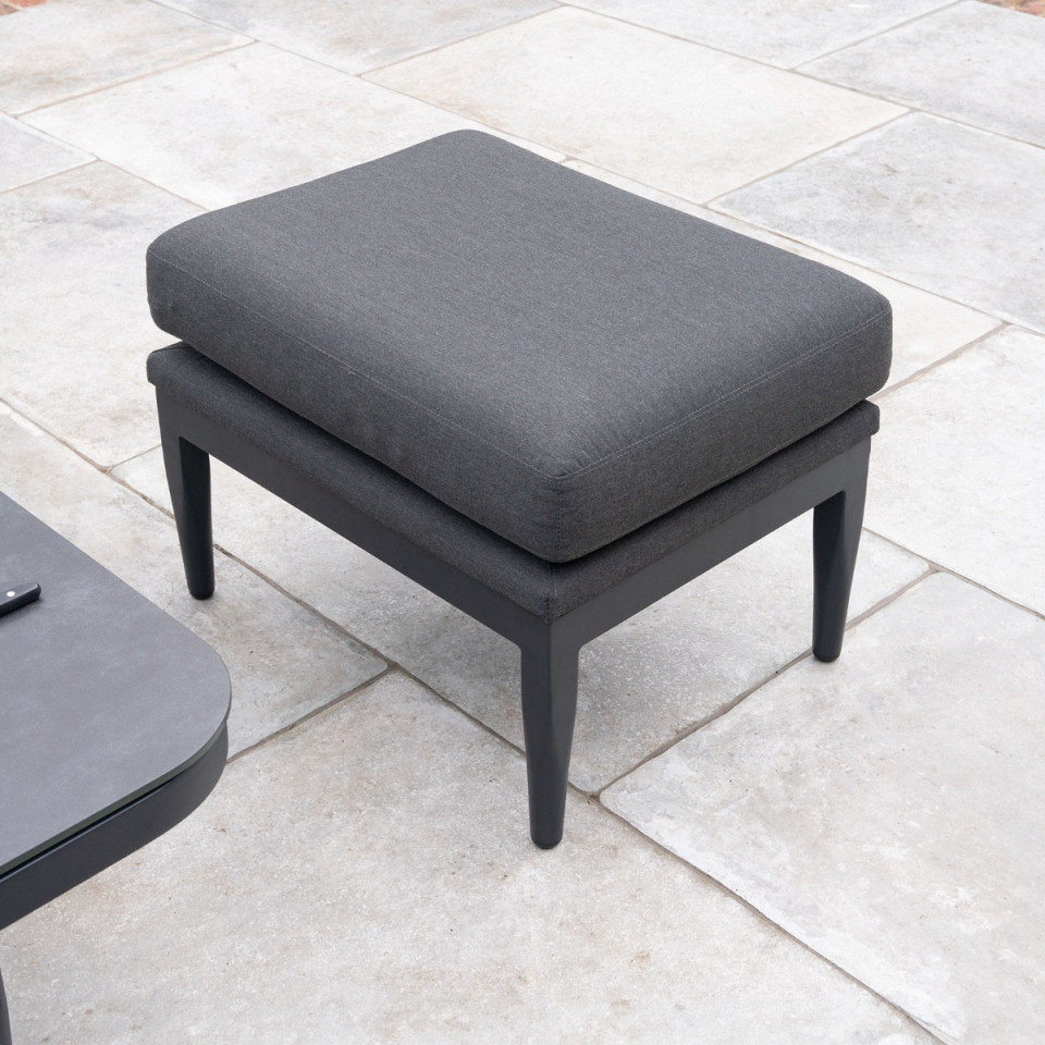 Duke Corner Fabric Aluminium Dining