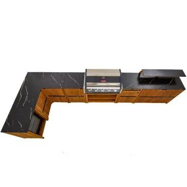 Amalfi Teak Outdoor Kitchen Set 1