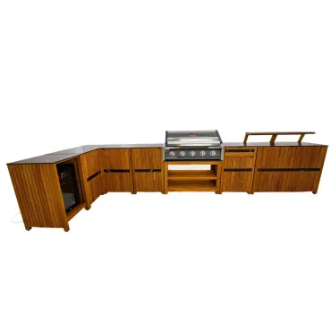 Amalfi Teak Outdoor Kitchen Set 1