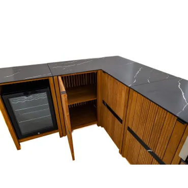 Amalfi Teak Outdoor Kitchen Set 1