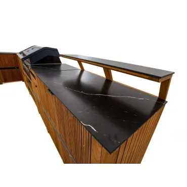 Amalfi Teak Outdoor Kitchen Set 1