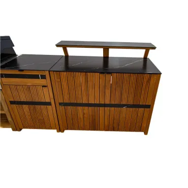 Amalfi Teak Outdoor Kitchen Set 1