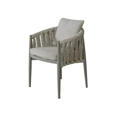 Milan Rope Weave Pair of Dining Chairs  - 8