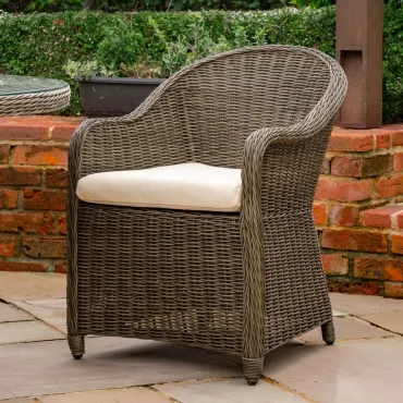 Isabella 8 Seat Rattan Dining Set - Round Table