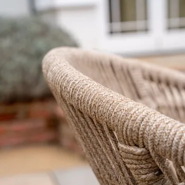 Madison 6 Seat Dining Acacia Wood Rope Dining