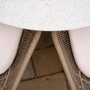 Madison 6 Seat Dining Acacia Wood Rope Dining