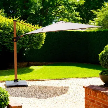 Pisa 3.5M Dia Cantilever Parasol & LED Lights