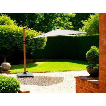 Pisa 3.5M Dia Cantilever Parasol & LED Lights