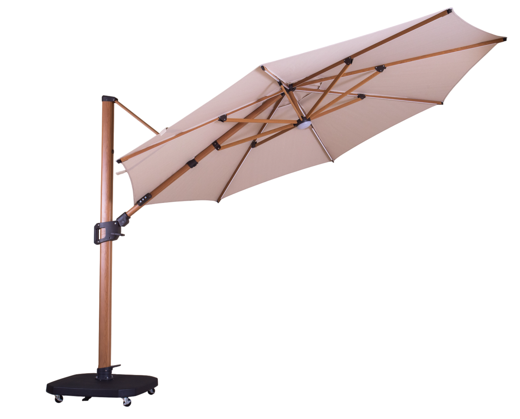 Pisa 3.5M Dia Cantilever Parasol & LED Lights