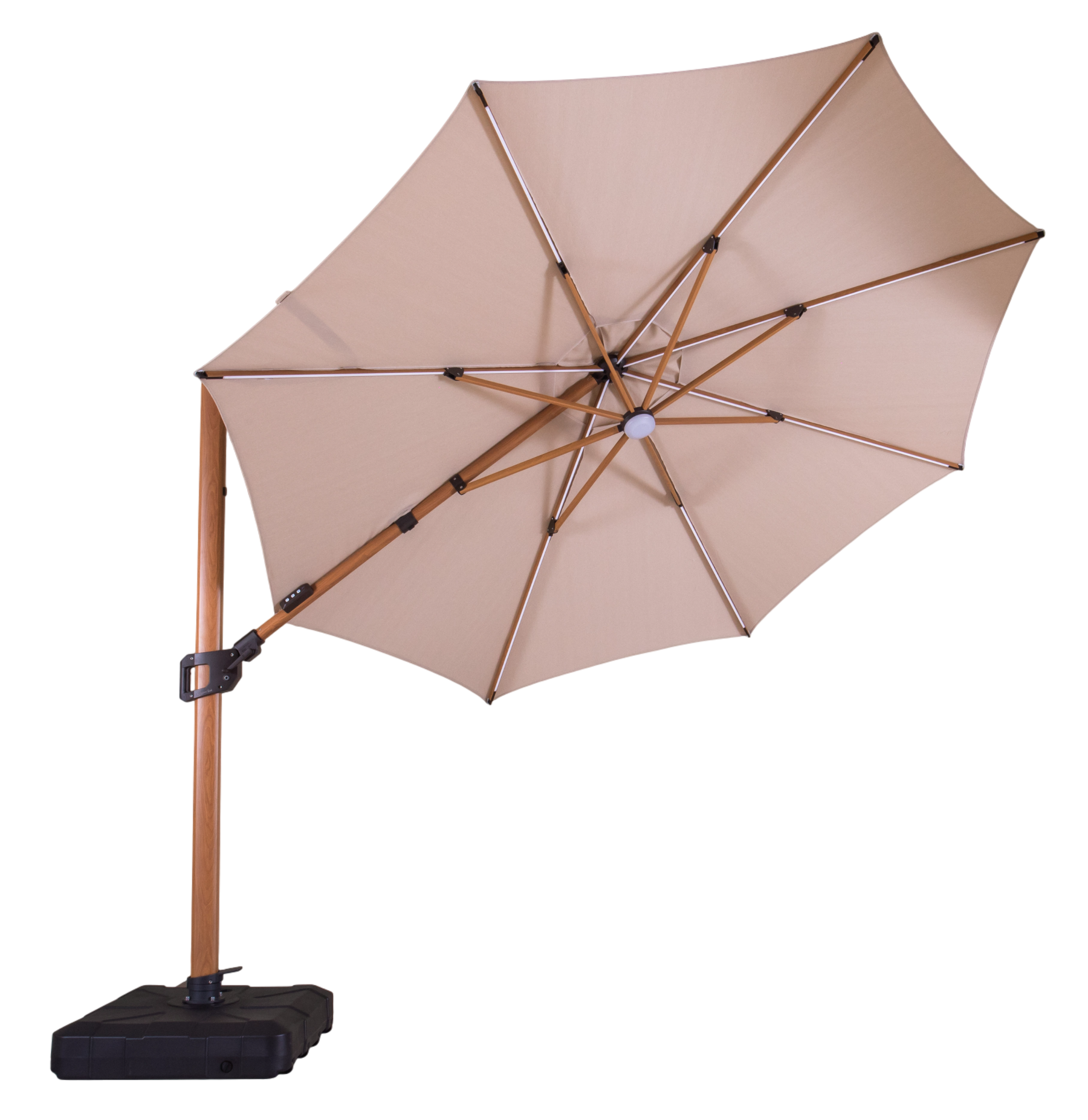 Pisa 3.5M Dia Cantilever Parasol & LED Lights