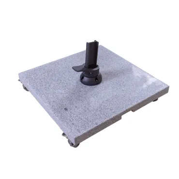 Granite base with wheels 100kg