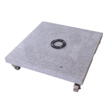 Granite base with wheels 100kg