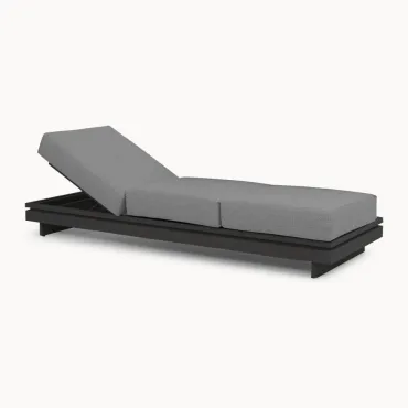 Bryson Aluminium Wood Large Corner Sofa