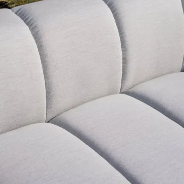 Zeus All Weather Fabric Aluminium Lounging Left Handed Piece  - 6