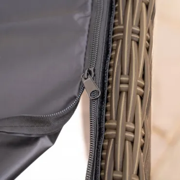 Large Isabella Rattan Storage Box in Dark Sand  - 3