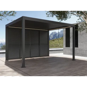 Neptune 3 x 4m LED Retractable Roof Gazebo