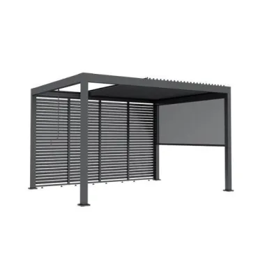 Neptune 4 x 3m LED Retractable Roof Gazebo