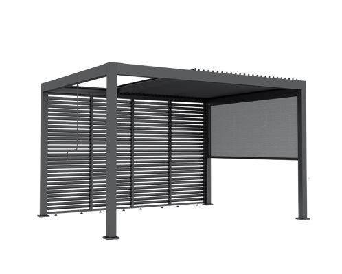 Neptune 4 x 3m LED Retractable Roof Gazebo