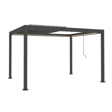 Neptune 4 x 3m LED Retractable Roof Gazebo