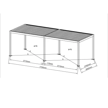 Extension Piece Modular 4m x 3m - Neptune