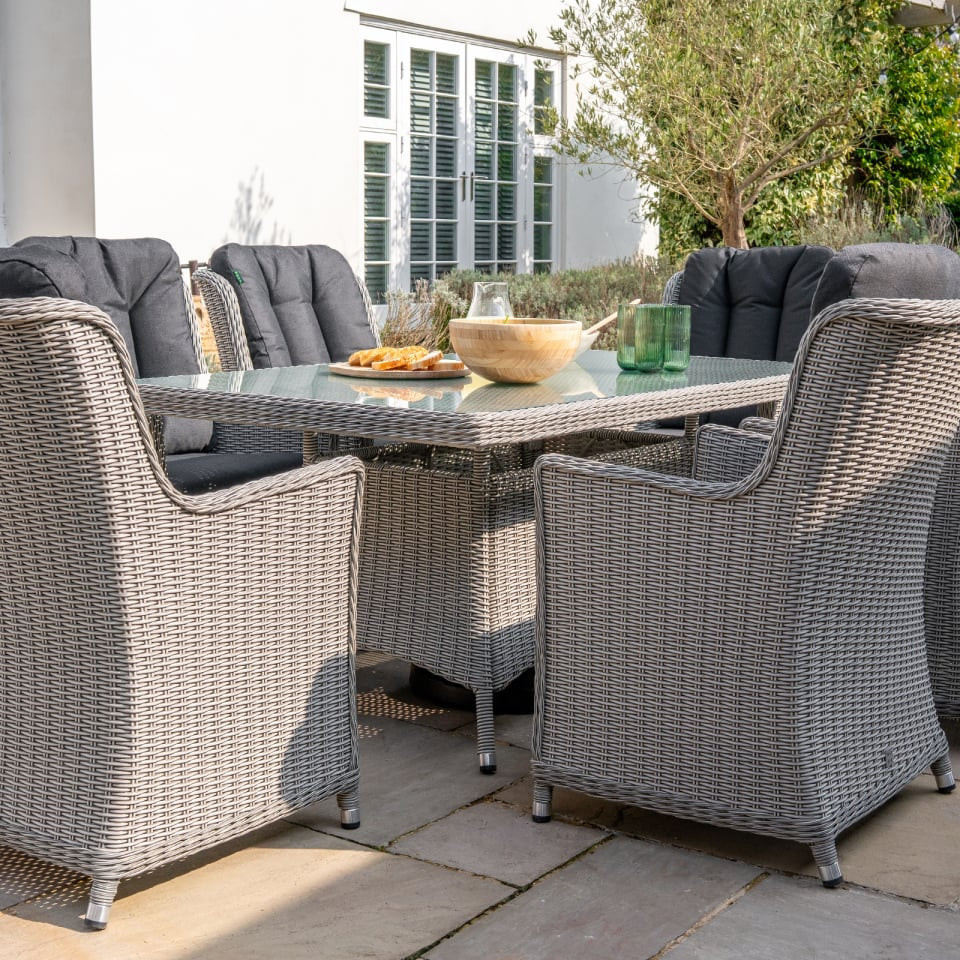 Talia 6 Seat Dining Set - Rectangular Table